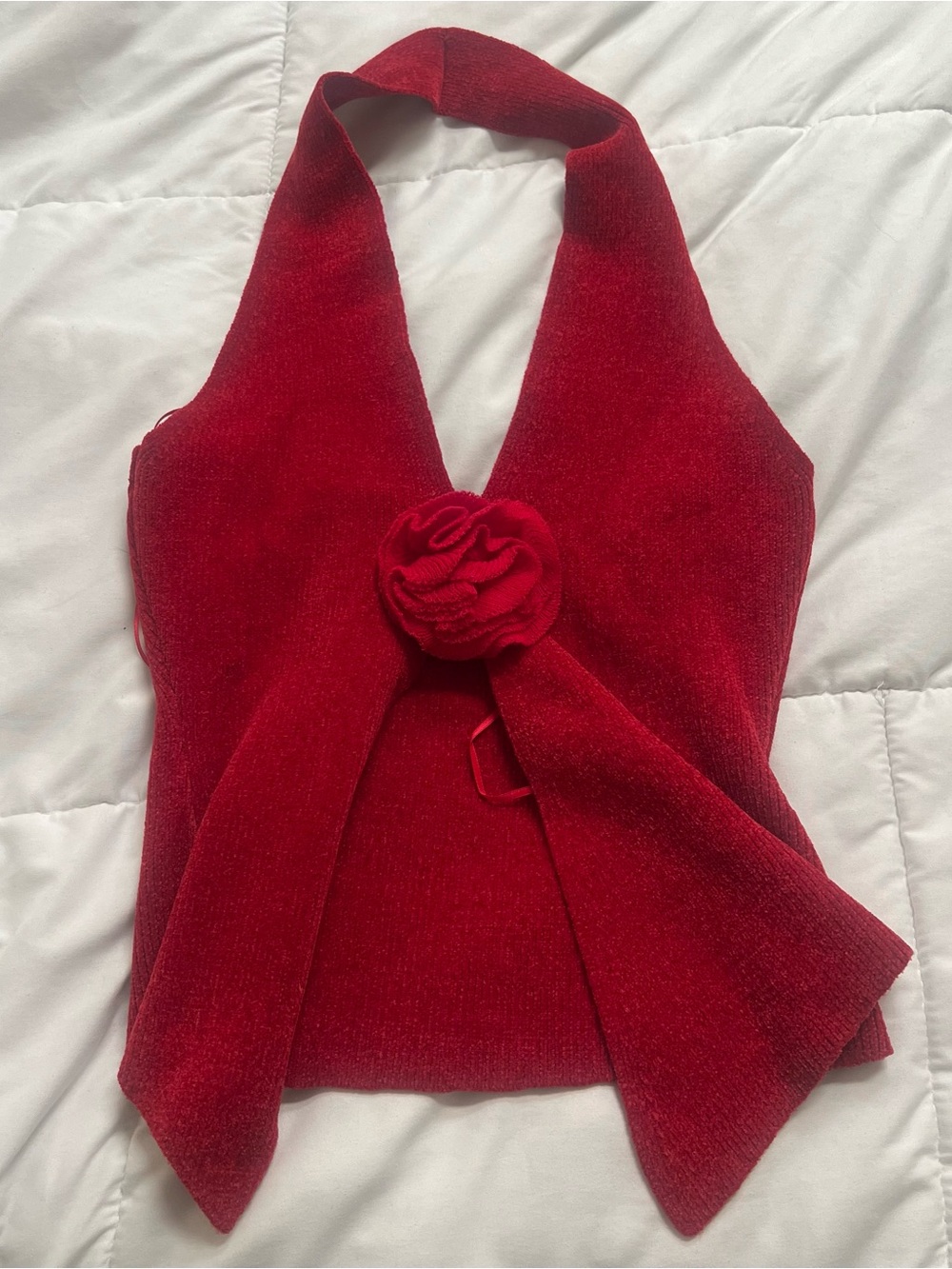 With Jean Rose Top in Red
